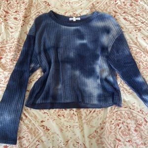 Cropped Tie Dye Shirt